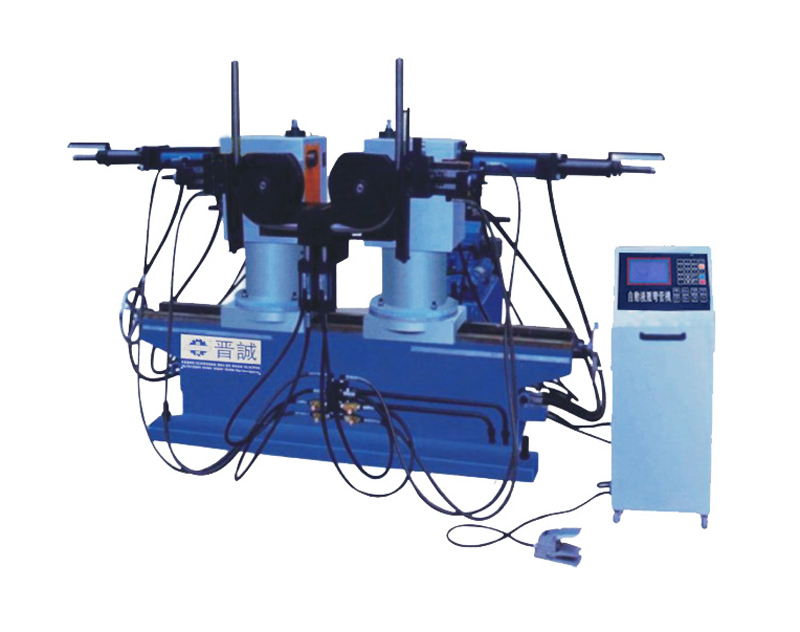 Double-ended pipe bending machine